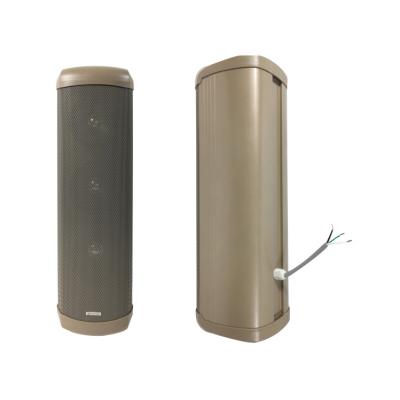 China IP 44 100V 20W Two Way Column LSA-420 In-Outdoor Waterproof Aluminum Wall Mount Loudspeaker Stylish Design Good for BGM and Paging à venda