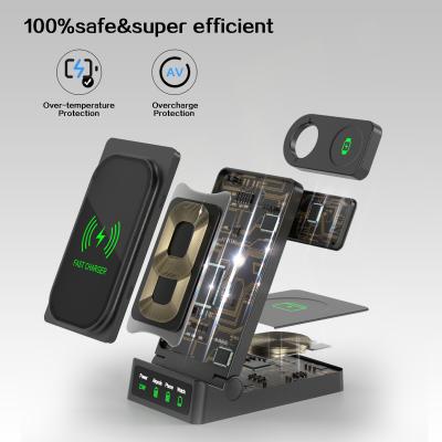 China 23w 3 In One Charger 3 In 1 Wireless Charging Station 5V3A 9V2.5A for sale