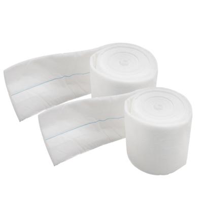 China OEM Disposable Antibacterial Gauze Dressing Roll Soft Bandaging Material Breathable for sale