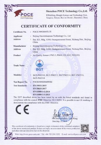 CE - Beijing Guoxinhuayuan Technology Co., Ltd.