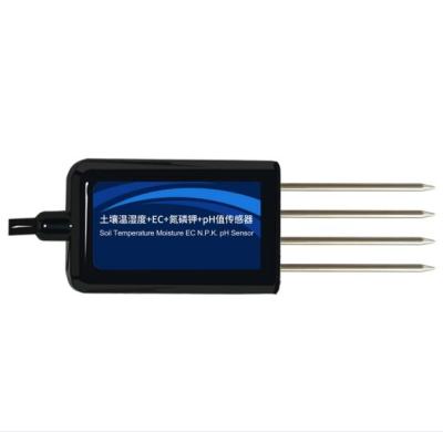 China Moisture Range 0-100% RS485 PH Temperature Moisture EC NPK Soil Multi-Parameter Sensor for sale