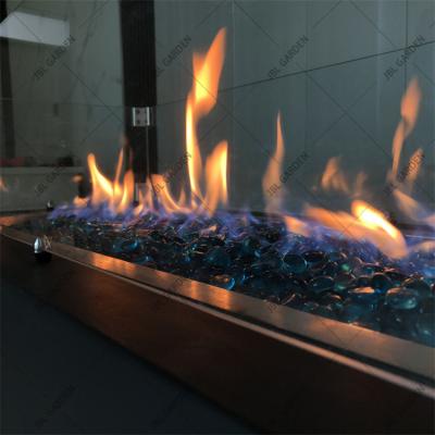 China Rechteck-Garten-Gas-Feuer bildet Tabellen-Gas-Propan im Freien Firepit Löcher zu verkaufen
