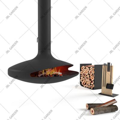 China Decorative Wood Burning Fire Pits Heater Suspended Wood Stove for sale
