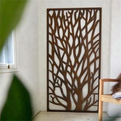 Chine Wall Art Metal Outdoor Privacy Screen Panels Garden Decorative à vendre