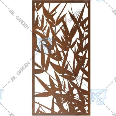 China 900*1800mm Corten Steel Fence Panels Weathering Steel Garden Screen ISO9001 Te koop