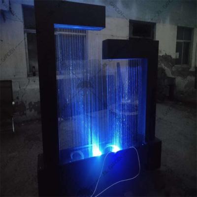 Cina Decorative 1800mm Corten Steel Water Feature Rain Curtain Water Fall SGS in vendita