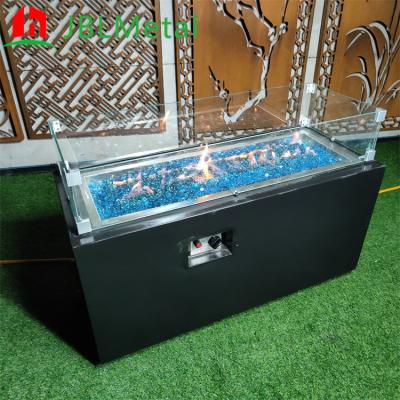 China ISO9001 800*800*400mm Large Patio Garden Gas Fire Pits Burner Kit System Smokeless for sale
