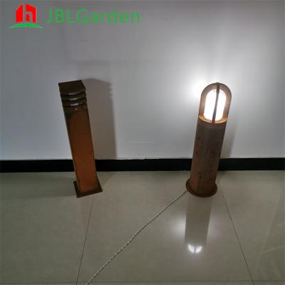 China Lâmpadas de jardim de pátio LED de aço exterior Luz de gramado Bollardo Luz à prova d'água à venda