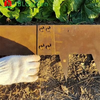 China Corten Steel Rusted Metal Raised Garden Grow Bed 1.6mm Thickness for sale