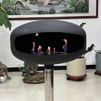 China Assembly Required Bioethanol Fireplace Indoor Carbon Steel Stainless Steel Freestanding for sale