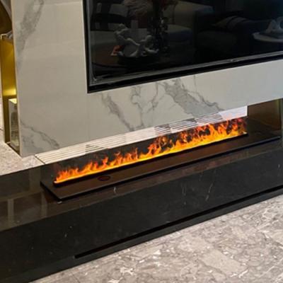 China Intelligent 3d Mist Fireplace Water Steam Electric Fireplace With Color Flame Changing for sale