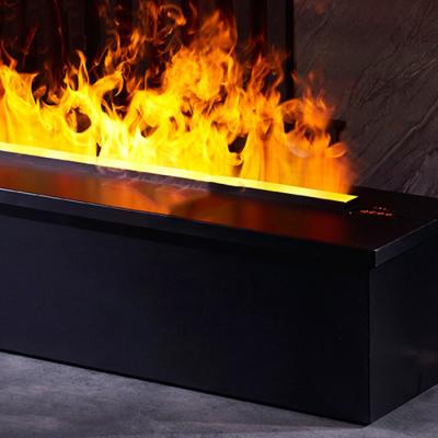 China Steel Material Led Electric Fireplace for Water Vapor Fireplace in Rectangular Shape for sale