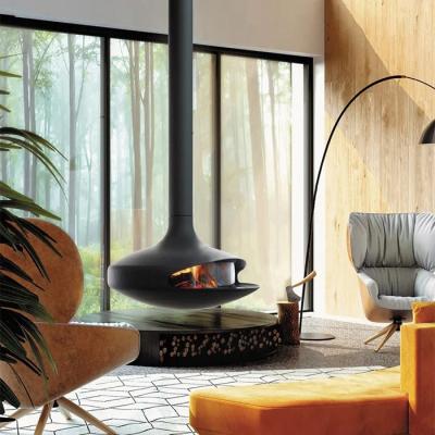 中国 Home Warm Carbon Iron Wood Burning Fire Pit With Manual Ignition fireplace indoor 販売のため