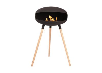 China Ethanol Fire Pits Height 70cm Cocoon Fire Place Oval 360 Degrees for sale