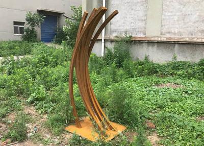 China 20m Corten Steel Garden Sculpture SGS Metal Sculpture Yard Art for sale