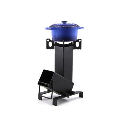 China Patio Heater ISO9001 Collapsible Rocket Stove 17.5lb Wood Burning Fire Pits for sale