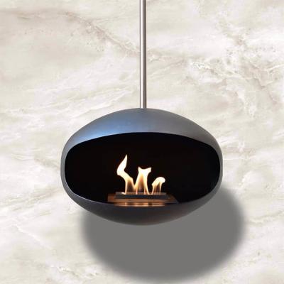 China ISO9001 Ethanol Fire Pits Fuel 600mm Modern Hanging Fireplace for sale
