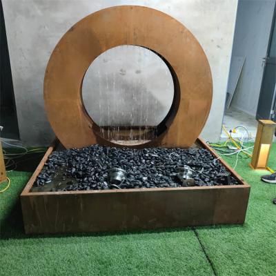 Chine Rusty Corten Steel Garden Water comporte le rideau en pluie de l'eau ISO9001 à vendre