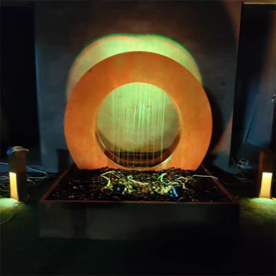 Chine nappe phréatique ronde en acier en acier rouillée épaisse de la caractéristique 1.5m Corten de l'eau de 2mm à vendre