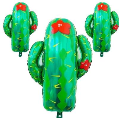 China New product Mexico stype tropical desert party fiesta  Cactus  Giant Foil Balloon for sale