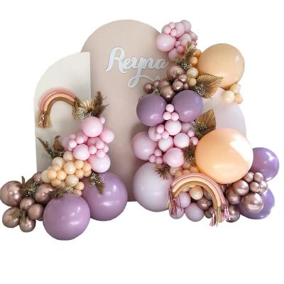 China Birthday wedding anniversary Valentines day party decoration 2022  color trend Pantone very Peri  latex balloons arch kit for sale
