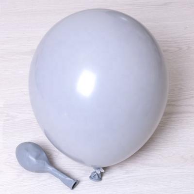 China 10 inch party city gray color latex balloons for party decoration for sale