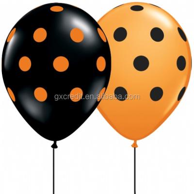 China Wholesale printed latex Polka dot balloon for party decoration for sale