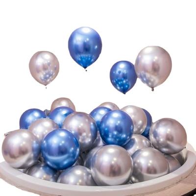 China High Quality Birthday Party Decorations Balloon 10 inch Metallic Chrome Balloons coloful metallic Latex Globos for sale