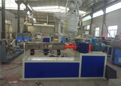 China PVC Wood Plastic Profile Extrusion Line , Plastic PP PE Profile Extrusion Machine for sale