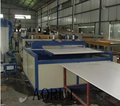 China PVC Building Foam Board Machine , Kitchen Foamed Board Extrusion Line for Furnitiure for sale