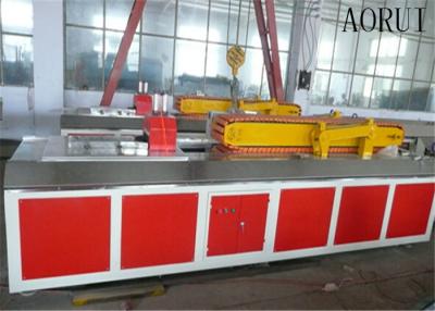 China Faux Kitchen Plastic Profile Machinery Decorative Wood Plastic Production Line for sale