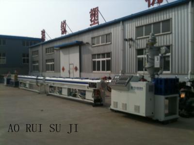 China Linha plástica da extrusão da tubulação de água do HDPE/LDPE, linha de produção plástica da tubulação do PE à venda