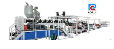 China PVC Packing boxes Plastic Sheet Extrusion Line Underboarding Plastic Sheet Production Line for sale