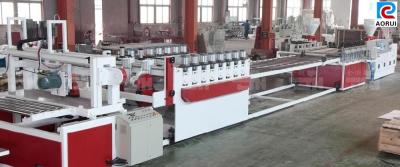 Chine Chaîne de production de panneau de PVC WPC fabrication de panneau de cuisine de bâtiment de coffrage de calibre de construction à vendre