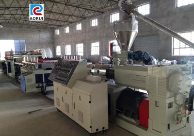 China Recycled WPC Foam Board Machine , PP / PE / PVC Plastic Board Extrusion Line for sale
