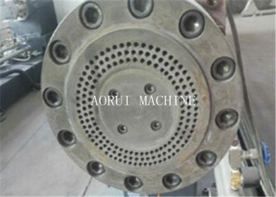 China Double Stage PP Flakes Plastic Granulating Machine With Single Screw for sale