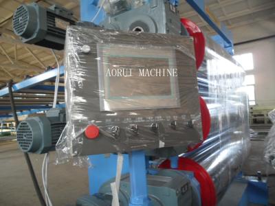 China Hollow Grid Plastic Sheet Extrusion Line / PE Single Screw Making  Machine / Plastic PE Sheet Production Line for sale