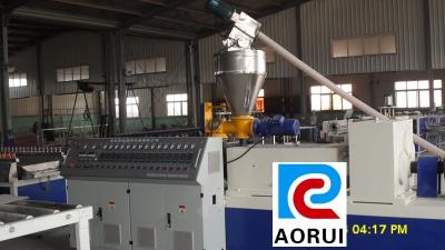 China 37Kw PVC WPC Wood Plastic Profile Extrusion Line 12 months Warranty for sale