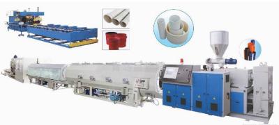 China 16-800mm PVC Pipe Extrusion Machine , CPVC Pipe Production Line for sale