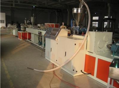 China PVC Twin Screw Extruder , 16mm - 800mm Pipe Extruder Machine for sale