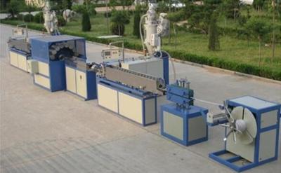 China Durable Plastic Pipe Extrusion Line , PVC Fiber Reinforced Hose Making Machine for sale