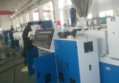 China 50HZ escolhem a máquina plástica da extrusão da tubulação do parafuso, linha de produção UL da tubulação do PE CSA do CE à venda