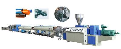 中国 50HZはねじ適用範囲が広いポリ塩化ビニールの管の製造工場/プラスチック管の放出機械を倍増します 販売のため