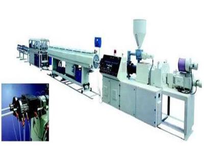 China Water Cooling Twin Pipe PVC Pipe Production Line , PVC Pipe Making Machine for sale
