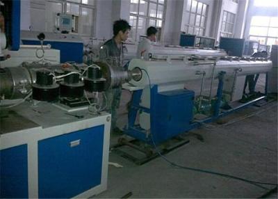 China LDPE Hdpe de Plastic Tweeling Golfpijp die van pvc van de Schroefextruder PE Machine maken Te koop