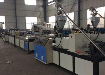 China Wood Plastic Profile Production Plastic Extruder Machine , Plastic Extrusion Equipment for sale