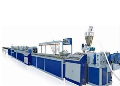 China WPC Plastic Profile Extrusion Plastic Manufacturing Machines For Windows Production Line for sale