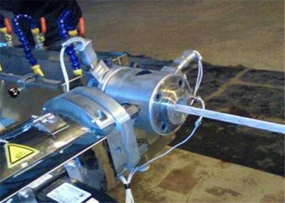 China Braided Automatic PVC Pipe Cutting Machine / Fiber Reinforced PVC Hose Making Machine for sale