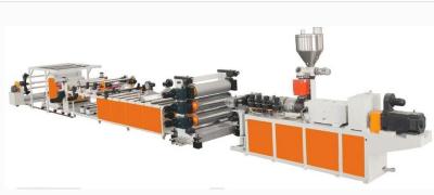 China Single Screw PP PE PC Hollow Grid Sheet Extrusion Line , Hollow Grid Plate Making Machine for sale