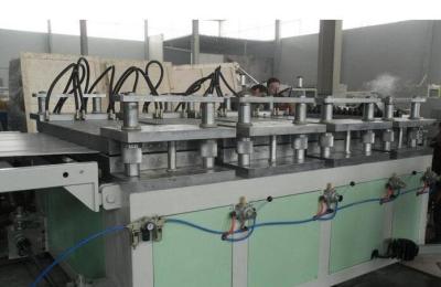China WPC Construction Template Making Machine , Wpc Production Line / Extruder for sale